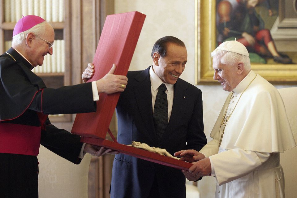 Pope Meets With Italian PM Silvio Berlusconi