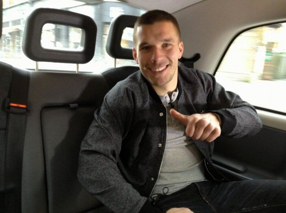 Lukas Podolski's tour of London