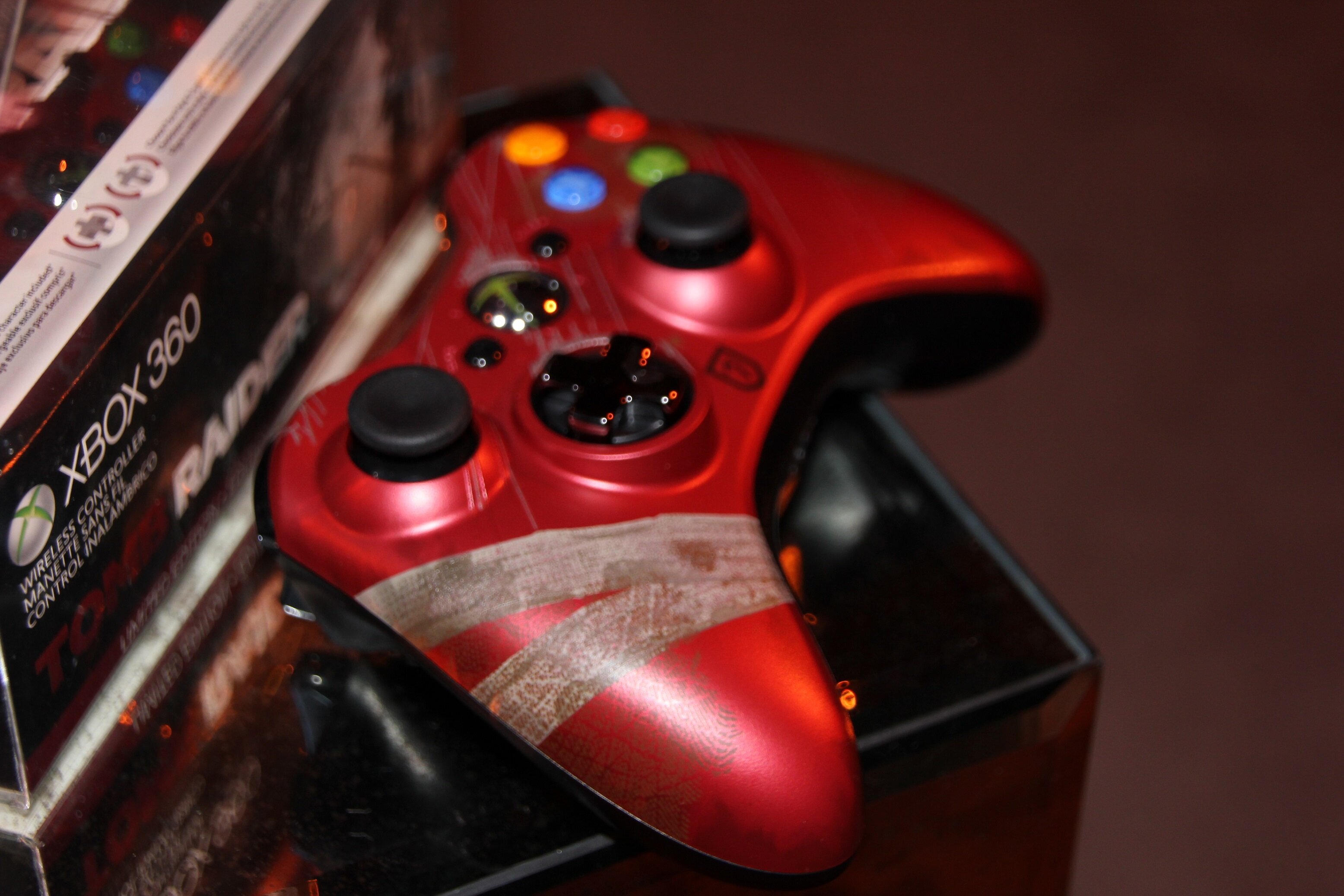 tomb raider xbox 360 controller