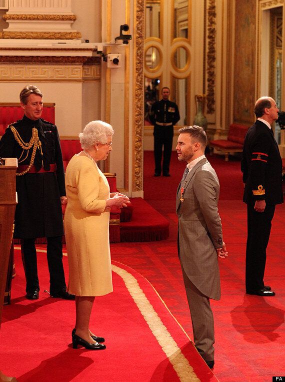Hes back but this time its to pick up an OBE! A 