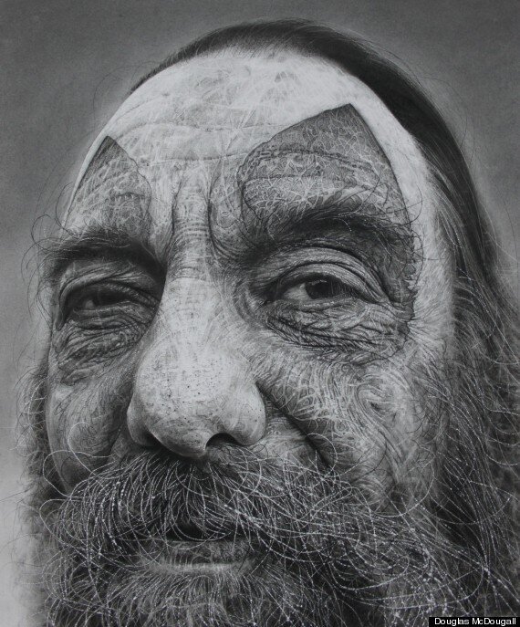 realistic charcoal drawing stylized