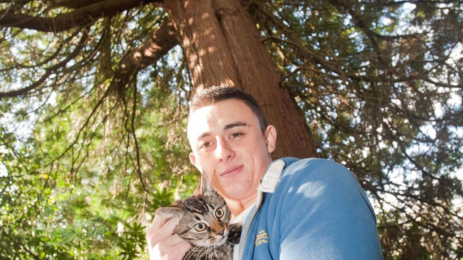 Care Home Worker Nathan Kent Gets Stuck In Tree While Rescuing Cat