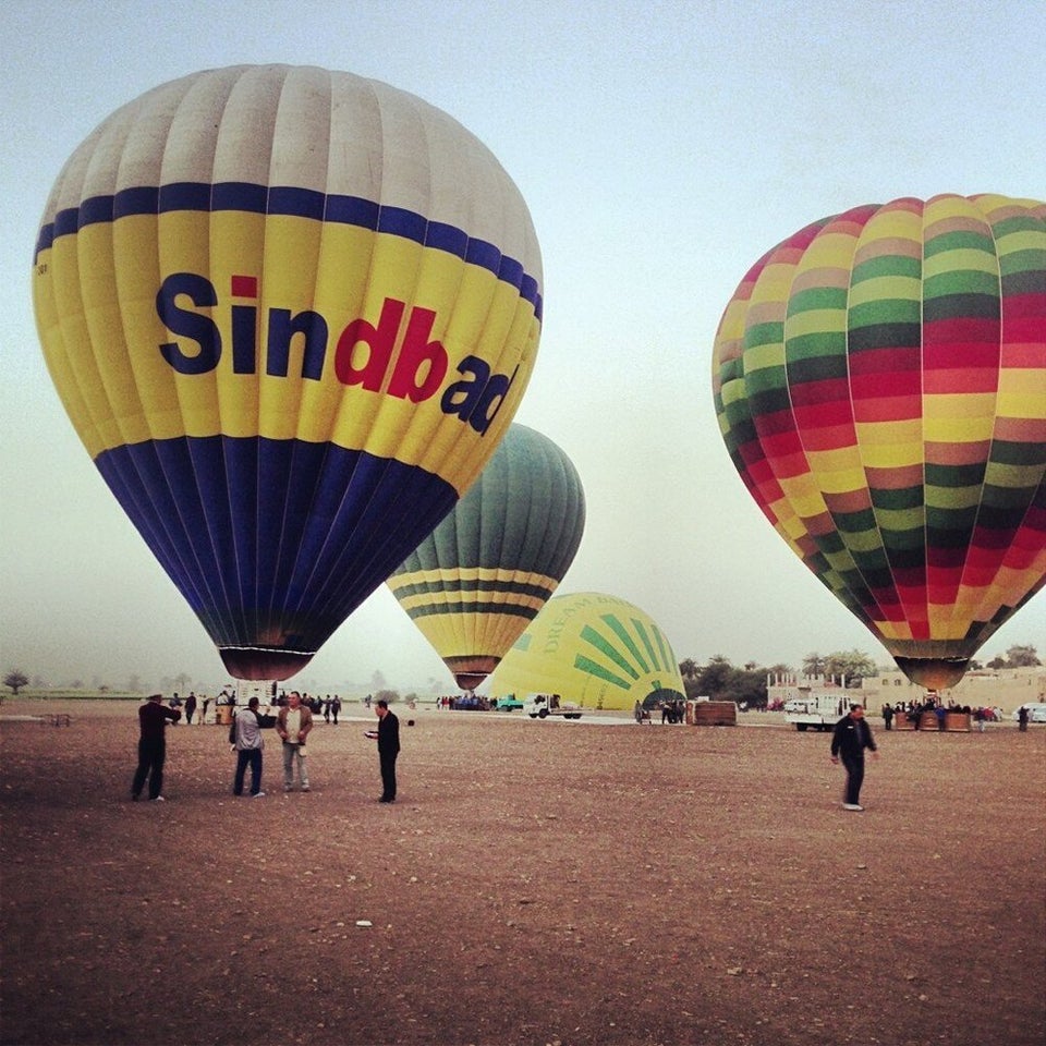 Hot Air Balloon Crash in Egypt