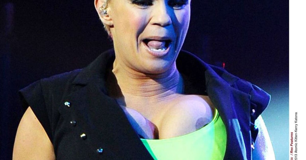 Kerry Katona Suffers Nip Slip As Atomic Kitten Make Comeback At Big