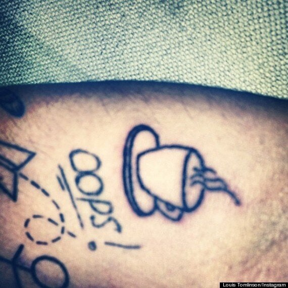 Louis Tomlinson Gets Inked Again