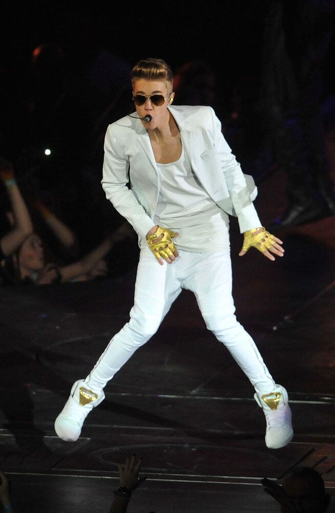 Justin Bieber Performs At The 02 Arena