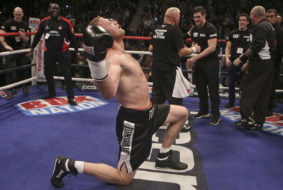 Boxing - International Heavyweight Contest - Andrew Flintoff v Richard Dawson - Manchester Arena