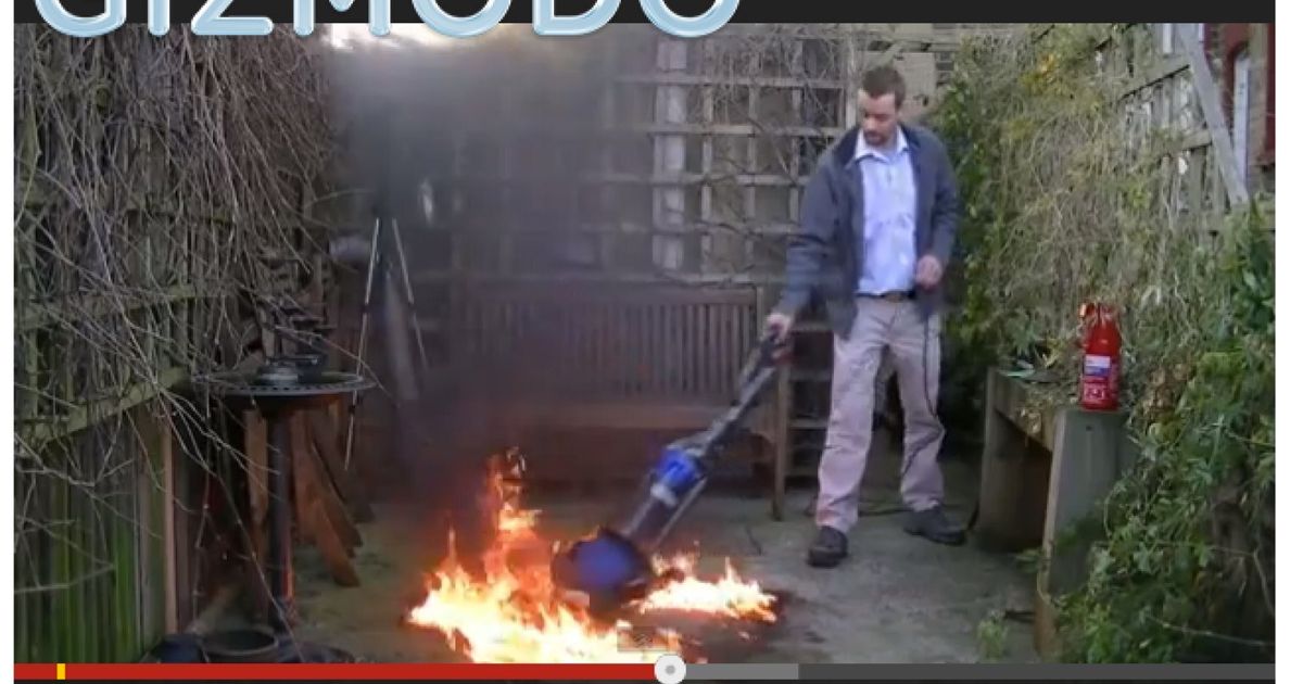 Vacuum Cleaner Vs Fire (VIDEO) | HuffPost UK Tech