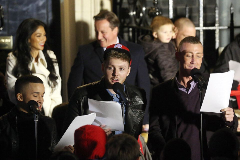 Downing Street Christmas Tree Switch On