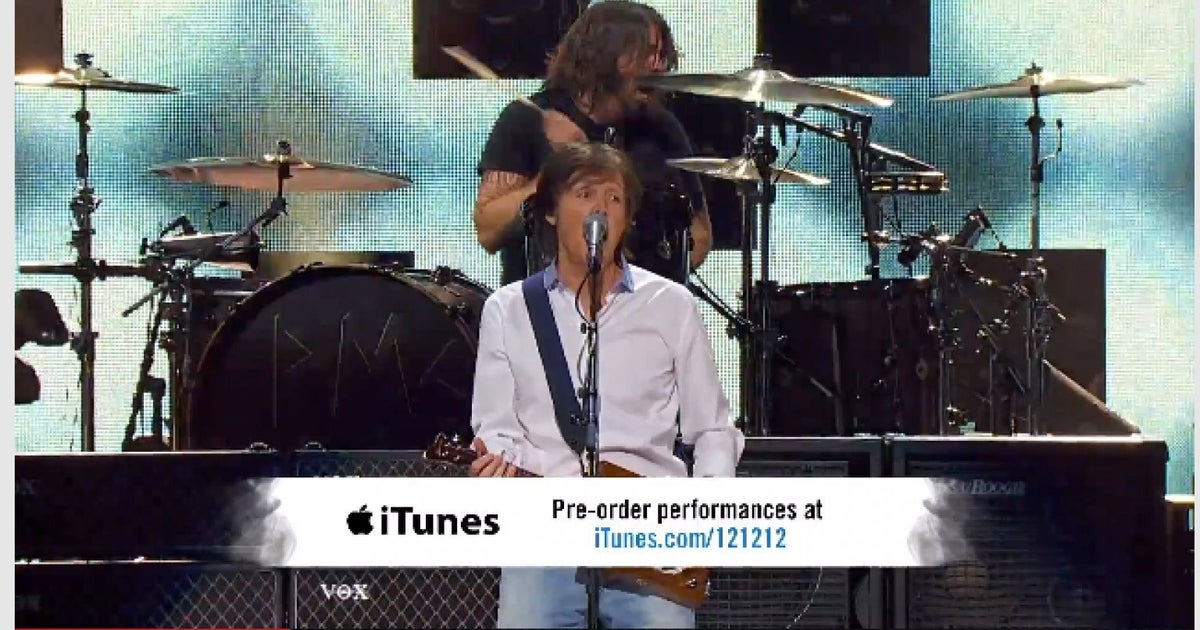 Sir Paul McCartney And Nirvana Perform Together On 121212 For Sandy