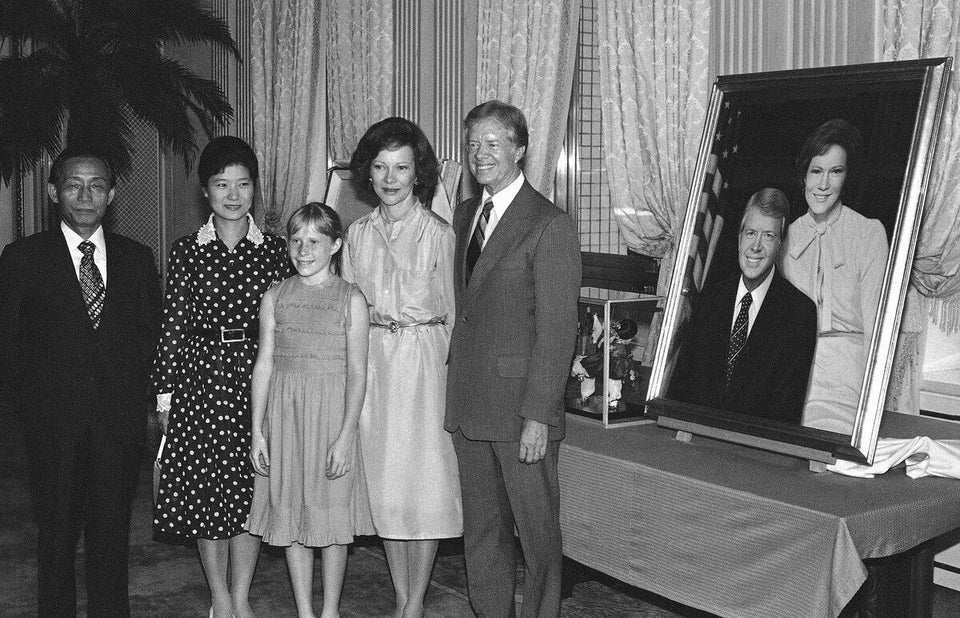 Park Chung-hee, Park Geun-hye, Jimmy Carter, Rosalynn Carter, Amy Carter