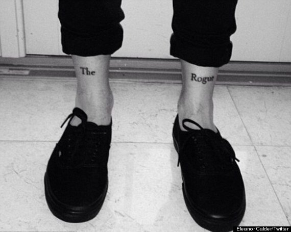Download Louis Tomlinson Tattoo Ankle - Full Size PNG Image - PNGkit