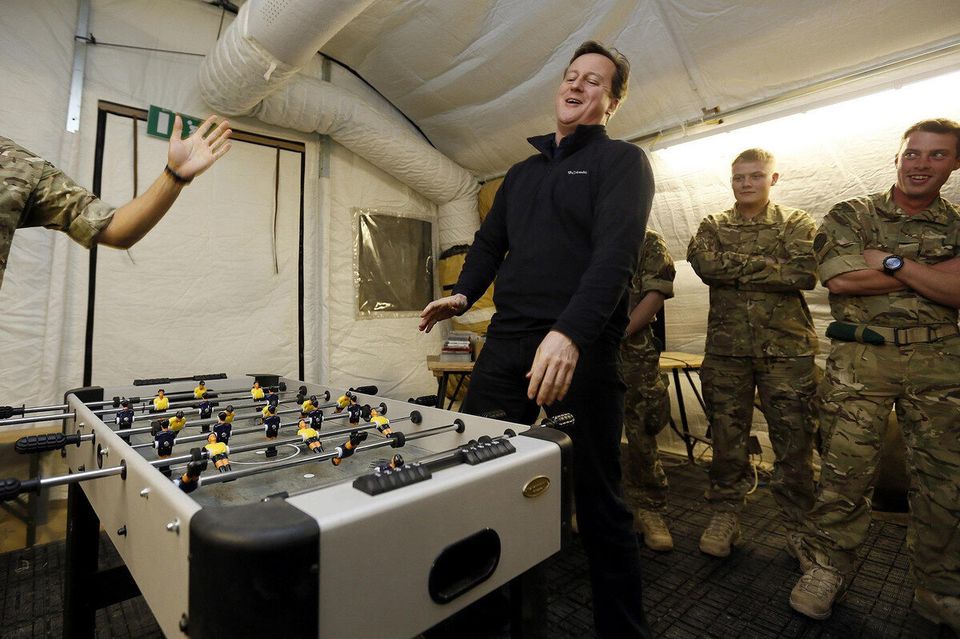 David Cameron visits Afghanistan