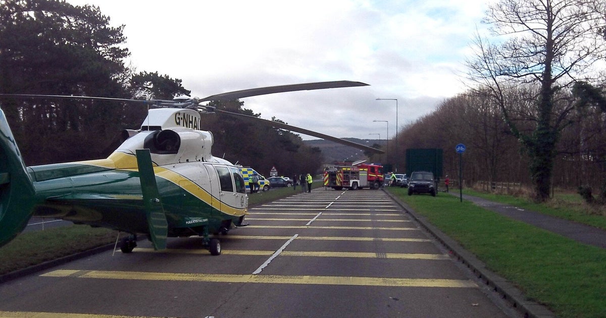 Two Children, Each Age 7, Airlifted To Hospital After Car Crash Outside ...
