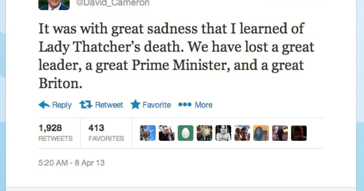 Margaret Thatcher Dead: Tributes Pour In From Politicians And