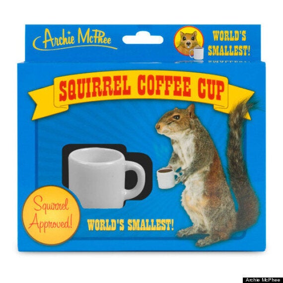 squirrels with coffee