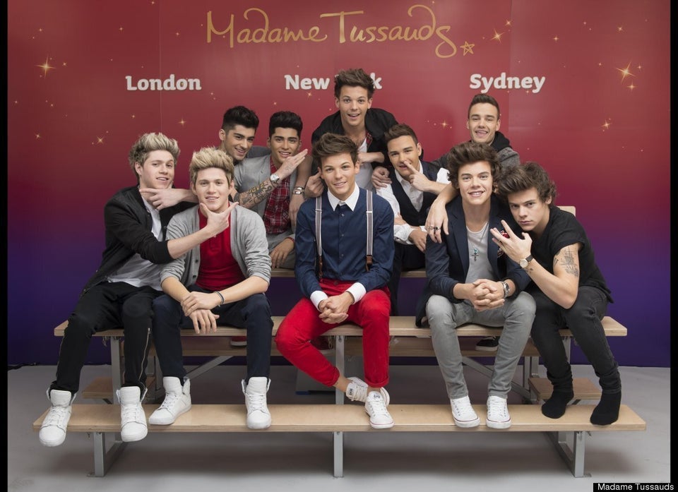 One Direction Revealed At Madame Tussauds, London