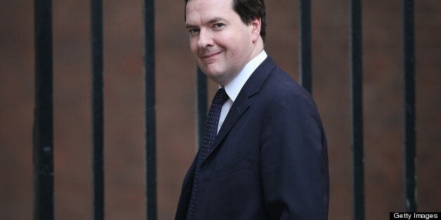 LONDON, UNITED KINGDOM - APRIL 10: Chancellor of the Exchequer George Osborne leaves Downing Street on April 10, 2013 in London, England. Parliament has been recalled today to allow MPs and Peers to pay their respects to former Prime Minister Lady Thatcher who died on April 8, 2013. (Photo by Peter Macdiarmid/Getty Images)