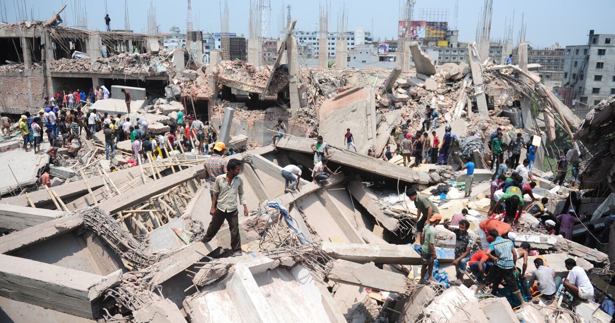 Bangladesh Building Collapse Leaves 70 Feared Dead In Dhaka (VIDEO ...