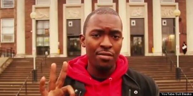 Suli Breaks, spoken word poet, is responsible for the 'I Will Not Let An Exam Result Decide My Fate' hit video