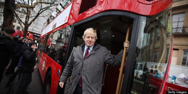 Boris on a (real) bus