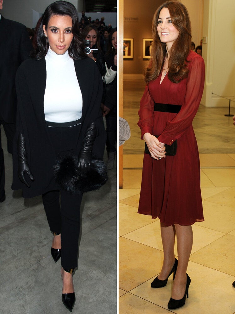 How Kim Kardashian and Kate Middleton mix pregnancy and fashion