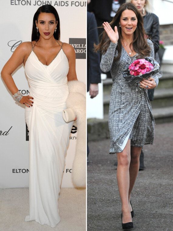 Kate Middleton V Kim Kardashian Pregnancy Clothing Battle Huffpost Uk