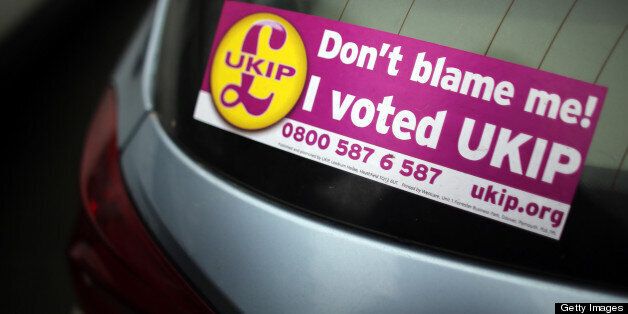 The man was canvassing for Ukip in the local elections