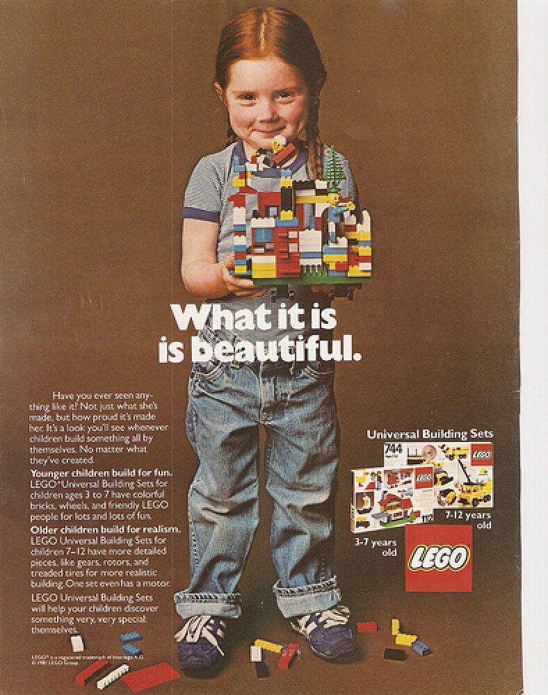 Lego Ad 1981 (Then)