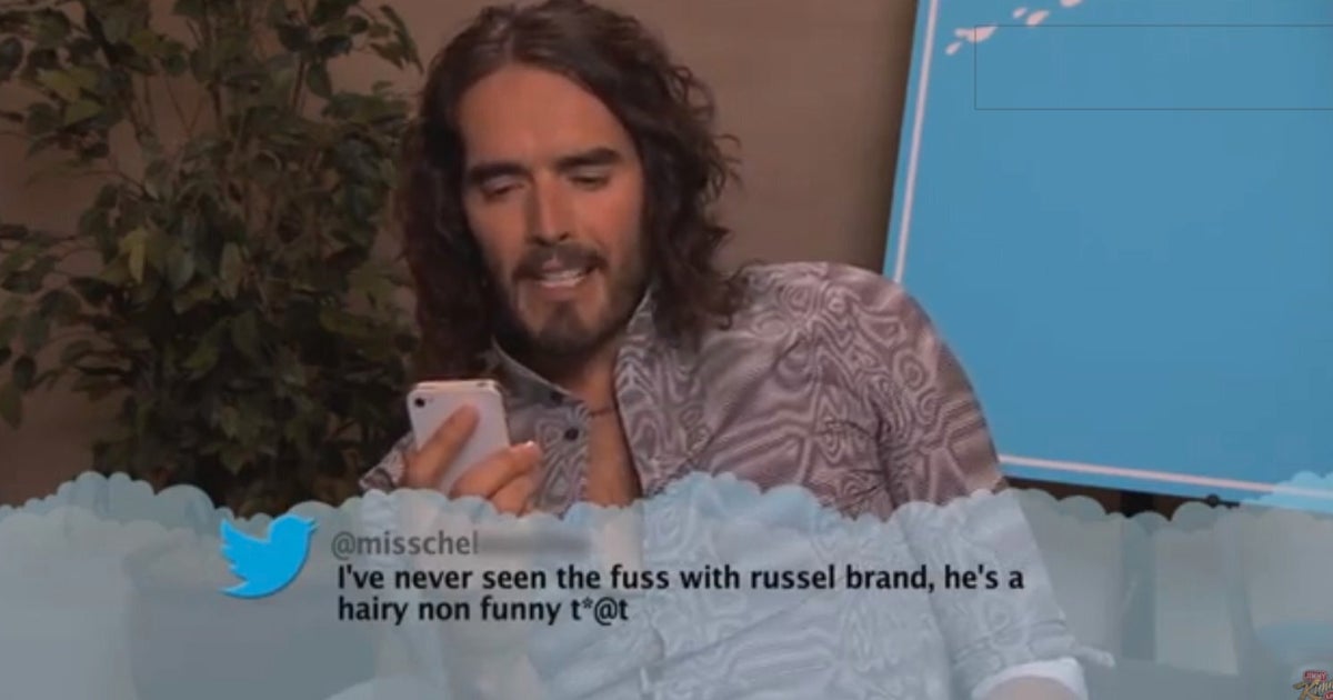 Mean Tweets Russell Brand, Jessica Alba And Other Celebrities Read Out