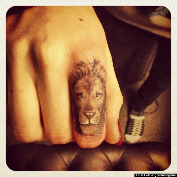 Cara Delevingne shares photos of her first tattoo