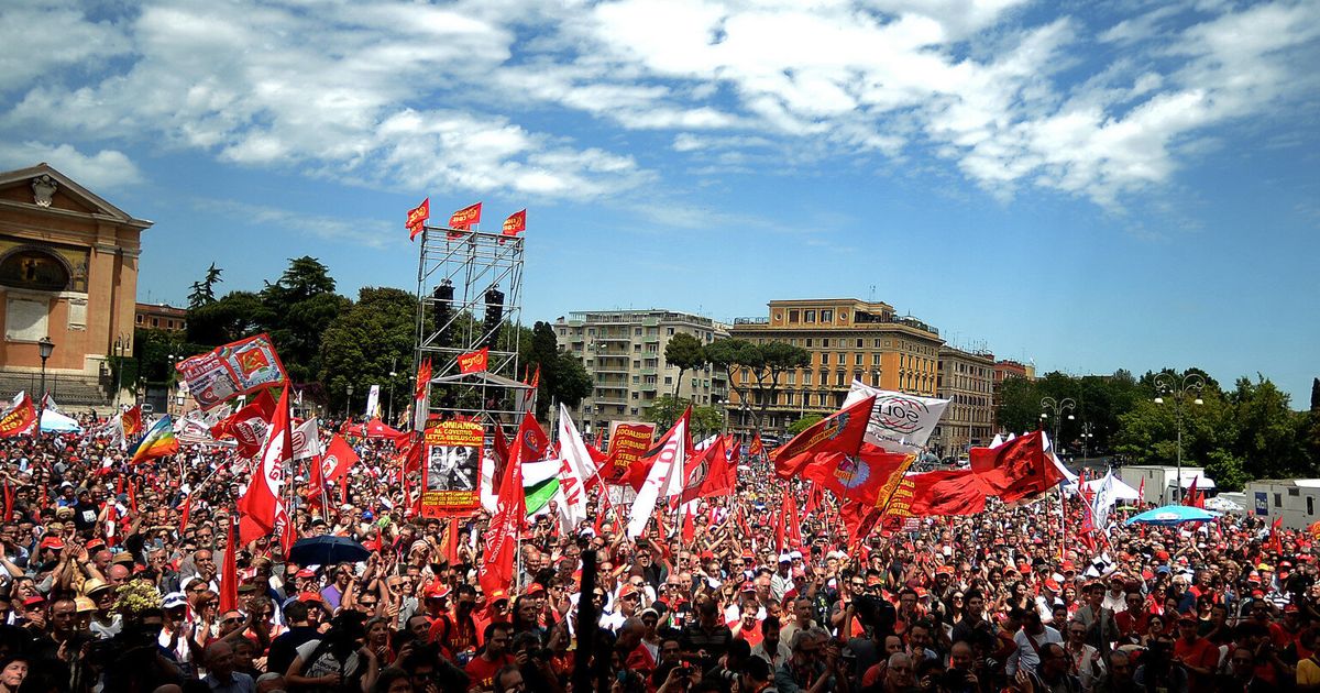 Rome Austerity Protesters Take To Streets Over High Unemployment ...