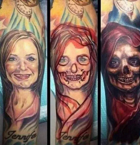 Tattoo Fail: Bad Breakup Sees Ex-Girlfriend Ink Transformed Into A Skull  (PICTURES) | HuffPost UK News