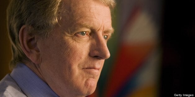 OXFORD, ENGLAND - MARCH 27: Sir Christopher Meyer poses for a portrait at the annual Sunday Times Oxford Literary Festival held at Christ Church on March 27, 2006 in Oxford, England. Sir Christopher was Britain's Ambassador to the United States at the time of 9/11, and wrote a controversial book on his time 'DC Confidential'. (Photo by David Levenson/Getty Images)