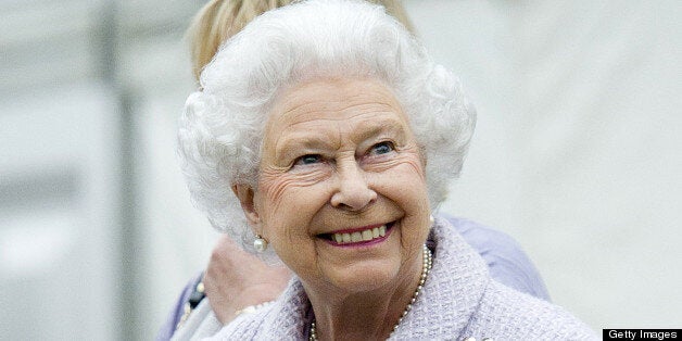 Britain's Queen Elizabeth II vists the Chelsea Flower Show in London on May 20, 2013. The world-famous gardening event run by the Royal Horticultural Society (RHS) is celebrating its centenary year. AFP PHOTO/POOL/GEOFF PUGH (Photo credit should read GEOFF PUGH/AFP/Getty Images)