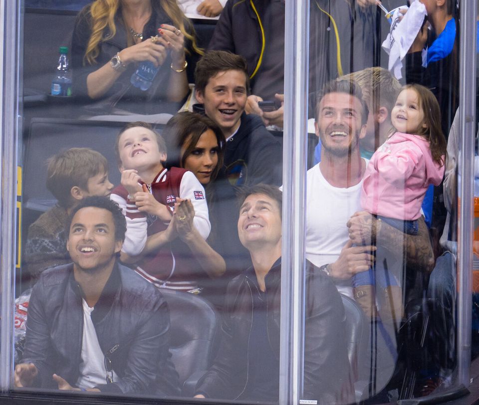 Celebrities At The Los Angeles Kings Game