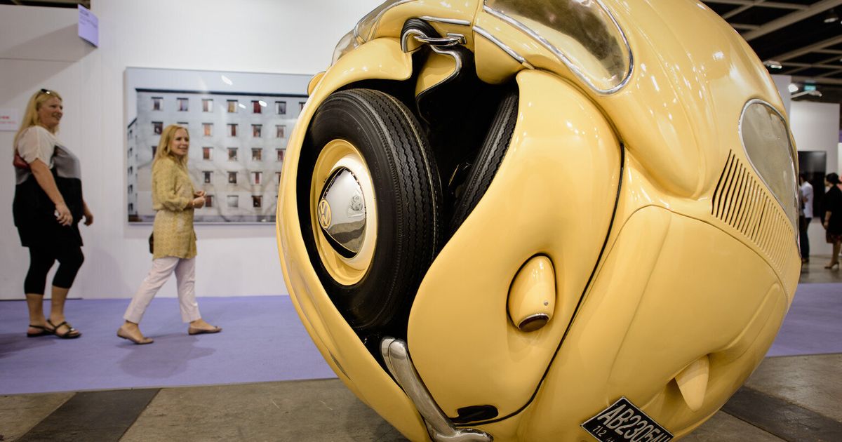Beetle Sphere Artist Rolls Up Volkswagen Bug Into A Ball Pictures 7616