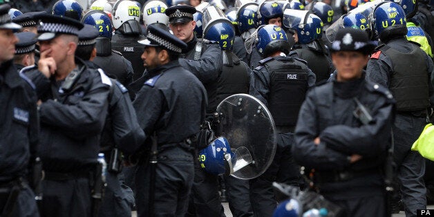 G8 Protests: Riot Police Line London's West End As Group Occupy ...