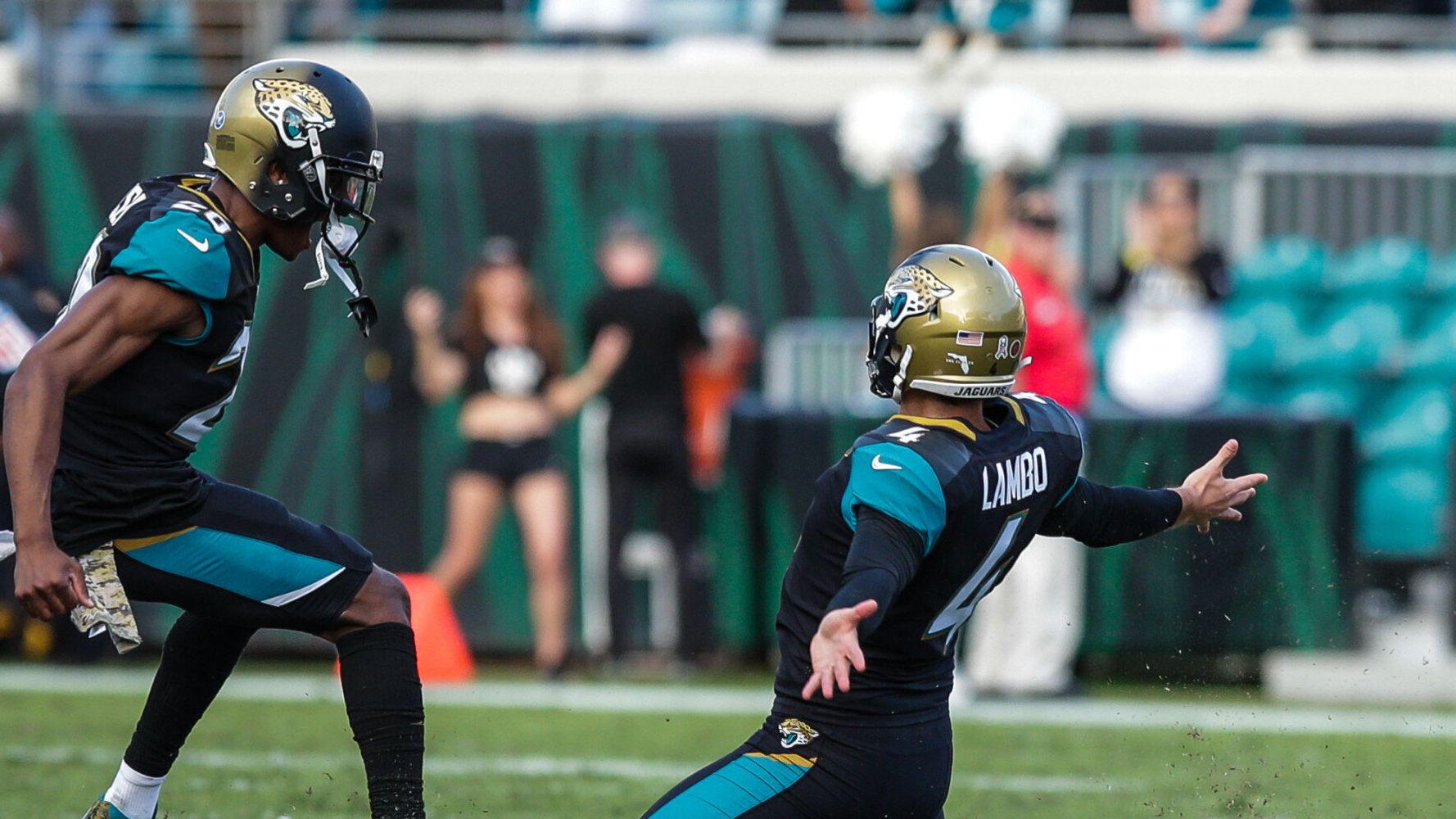 Jacksonville Jaguars kicker Josh Lambo delighted to finally realise Wembley  dream after failed football career, London Evening Standard