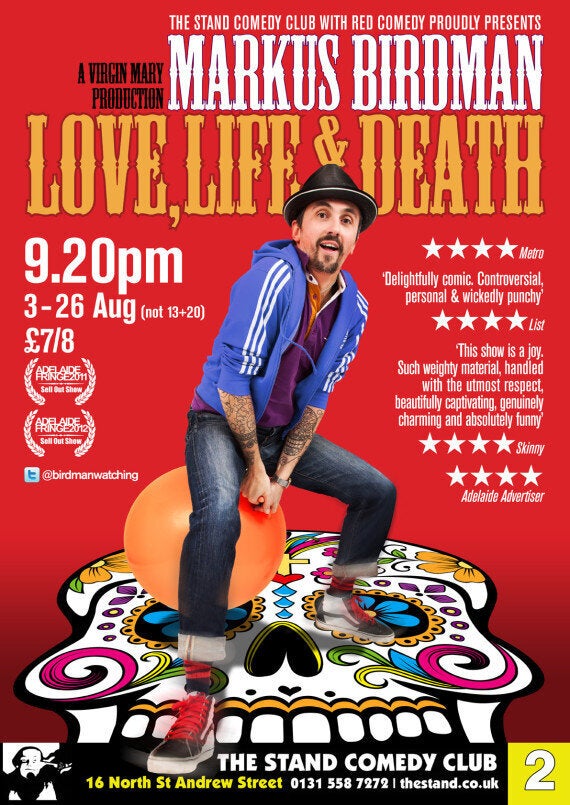 Edinburgh Fringe Comedy 10 Questions With Markus Birdman HuffPost UK