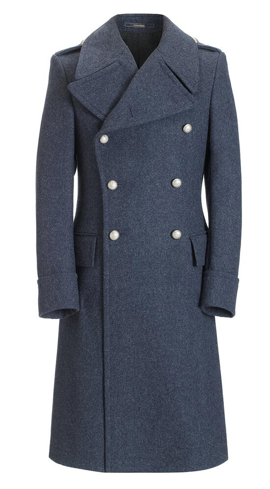 ivory pea coat