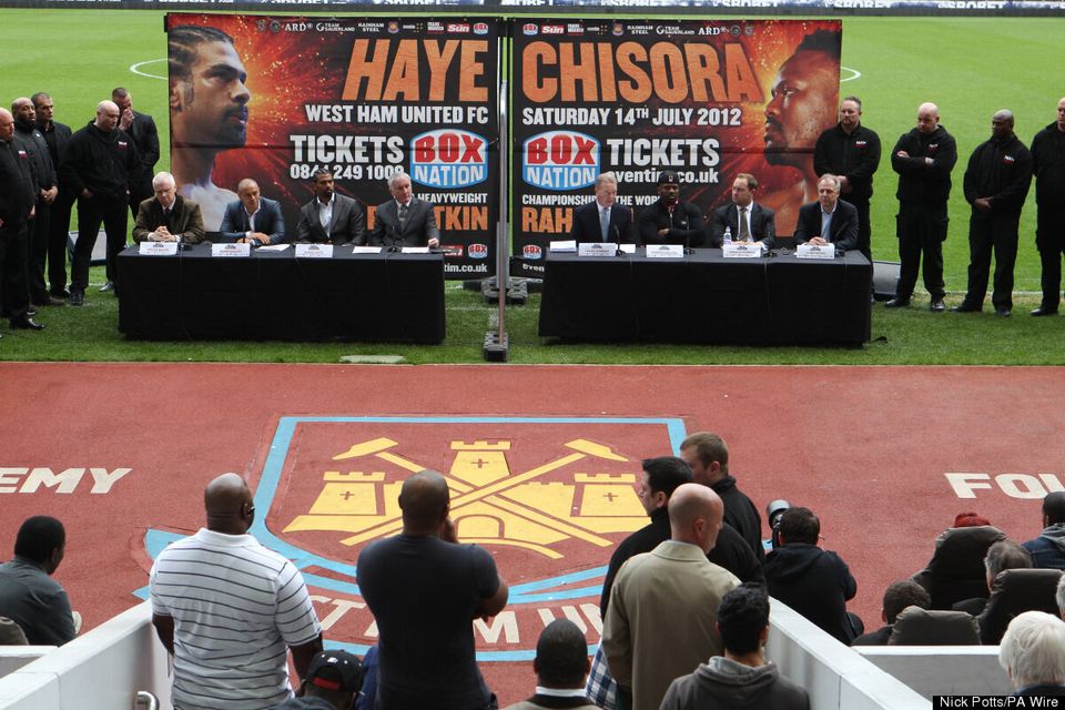 Boxing - David Haye and Dereck Chisora - Press Conference - Upton Park