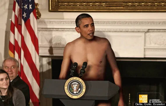 Obama naked