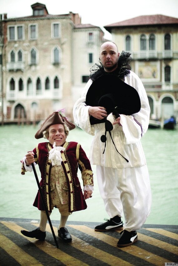 Ricky Gervais Puts Karl Pilkington And Warwick Davis Together For