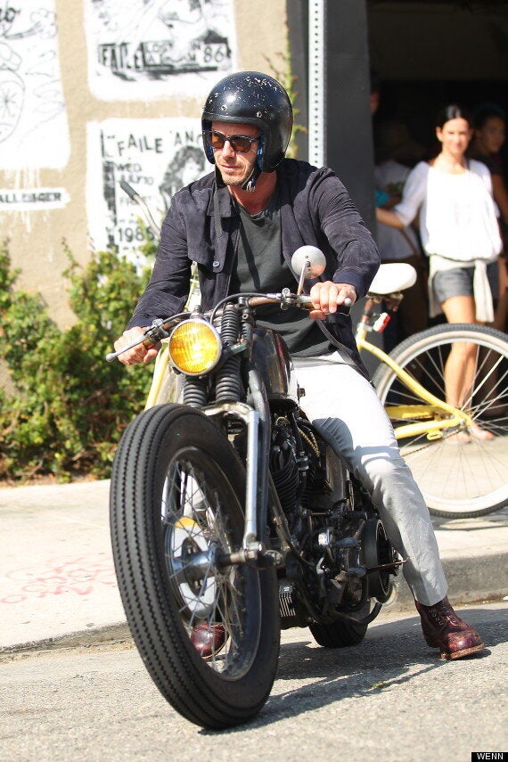 Harley Davidson Los Angeles >> David Beckham Snapped On His Harley Davidson Motorbike In Harley Davidson Los Angeles >> David Beckham Snapped On His Harley Davidson Motorbike In