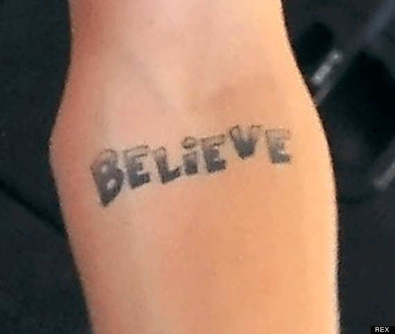 Justin Bieber Fan on Twitter When you look down at your Believe tattoo  BeliebersRoastJustinParty httpstcow0HB1BRt6b  Twitter