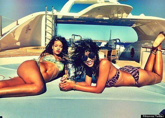 Rihanna Shares Bikini Photos As She Suns Herself Aboard A Yacht In