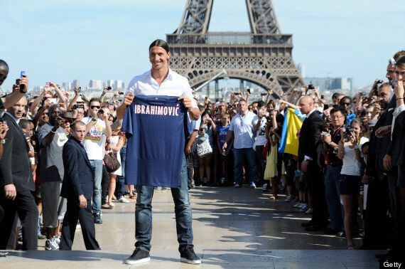 Zlatan Ibrahimovic Unveiled By Paris Saint Germain Under The Eiffel