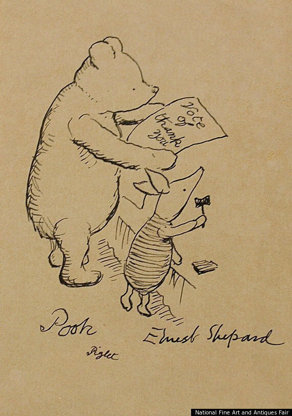 winnie the pooh original illustration