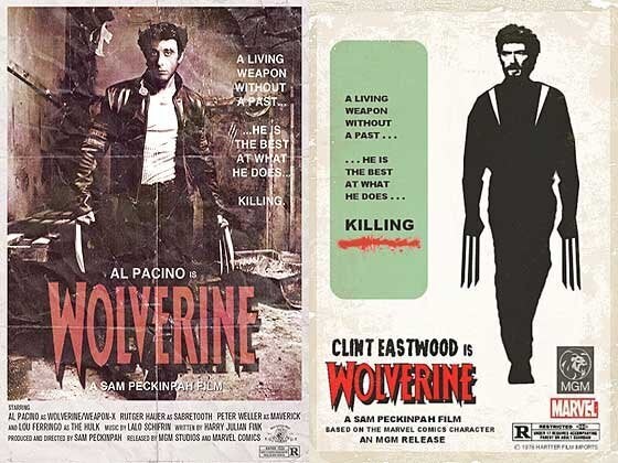 Frank Zappa as the Big Lebowski, Clint Eastwood as Wolverine? Retro  Reimaginings of Classic Movie Posters